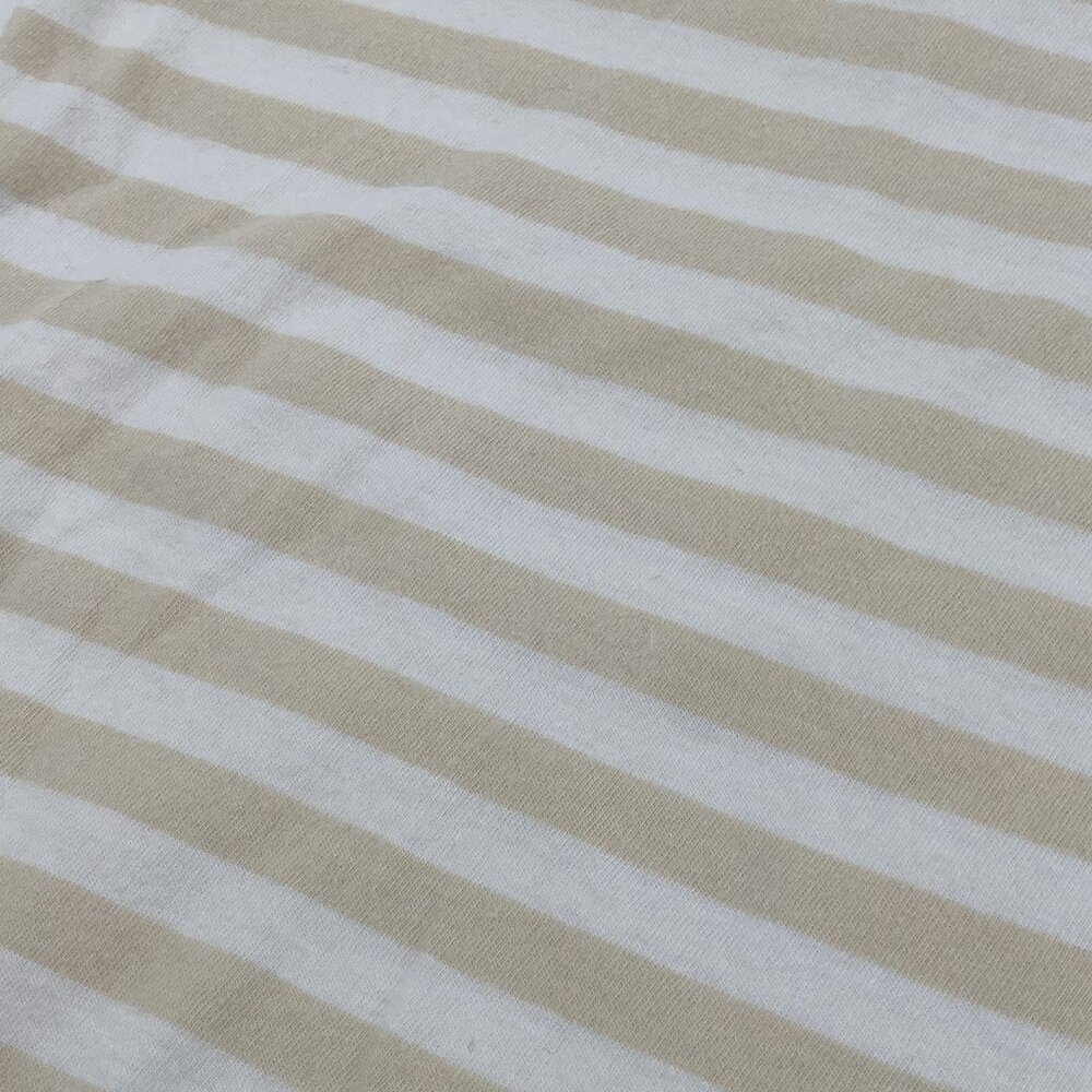 KULE Women's Size Small Cream White Striped Long Sleeve Shirt Cotton - Picture 8 of 12